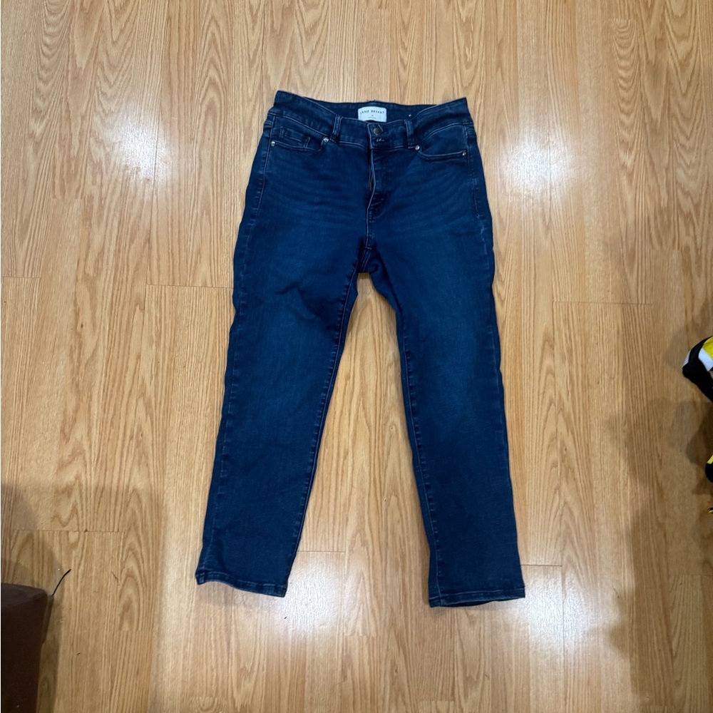 Lane Bryant Dark Blue Straight Jeans